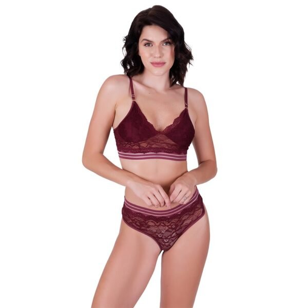 Conjunto Lingerie Sem Bojo Estilo Cropped - Image 4