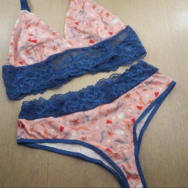 Conjunto Lingerie Cropped Sem Bojo - Image 8