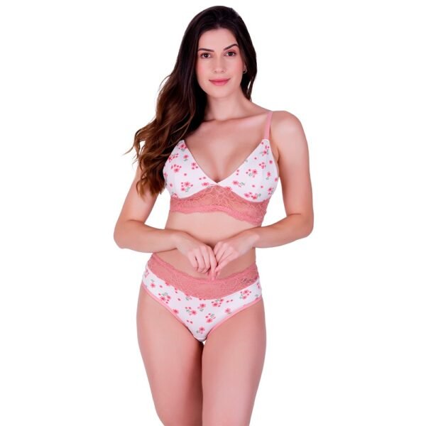 Conjunto Lingerie Cropped Sem Bojo