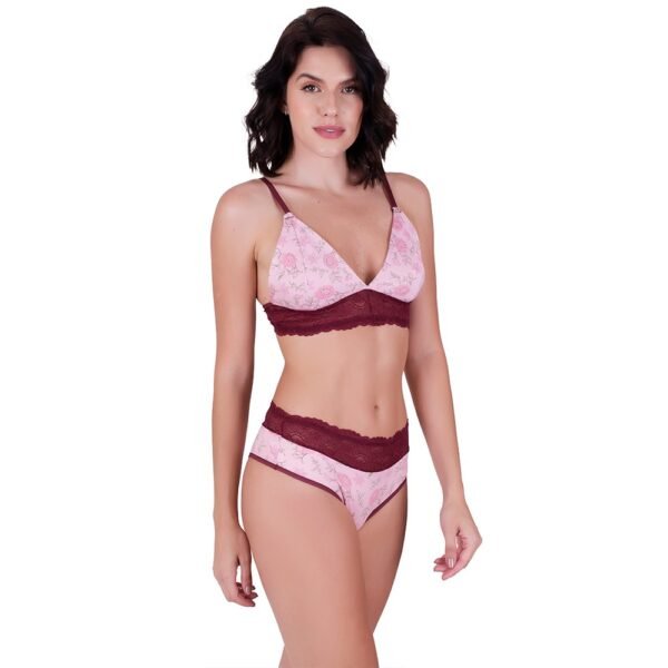 Conjunto Lingerie Cropped Sem Bojo - Image 3