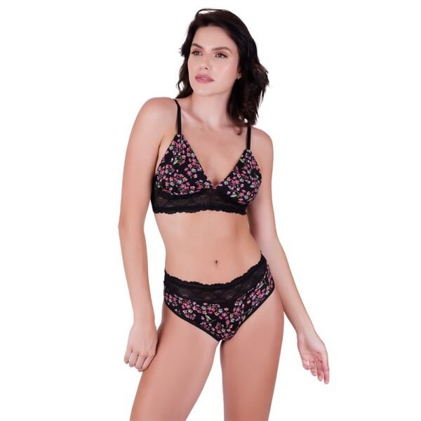 Conjunto Lingerie Cropped Sem Bojo - Image 6