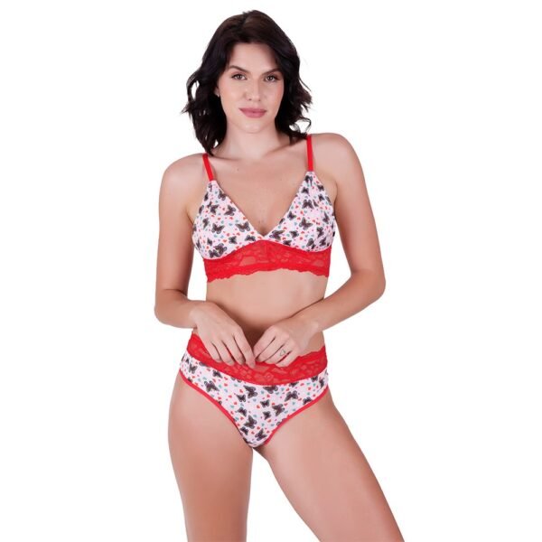 Conjunto Lingerie Cropped Sem Bojo - Image 7