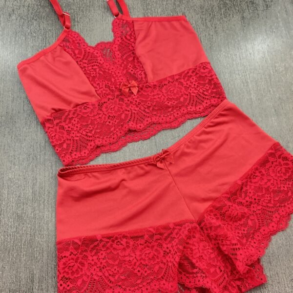 Conjunto Lingerie Espera Marido sem Bojo - Image 8