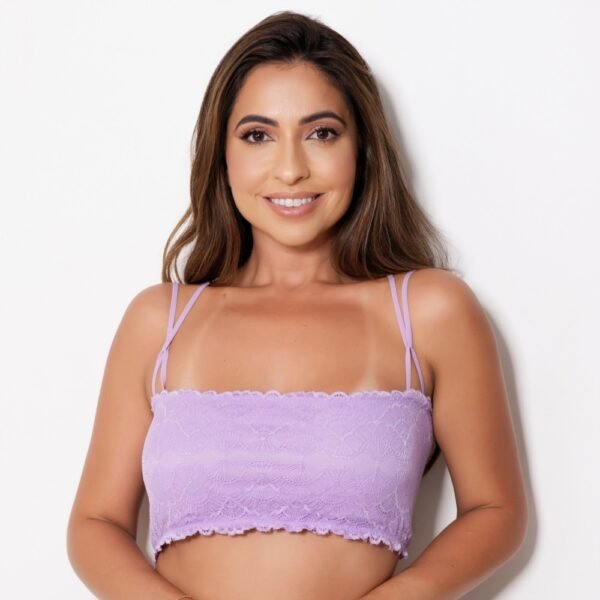 Sutiã Top Cropped Strappy Faixa - Image 5